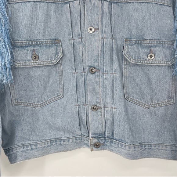 Levi’s love letter trucker Jean jacket size medium - Picture 7 of 12